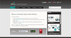 Desktop Screenshot of mercurystartups.com